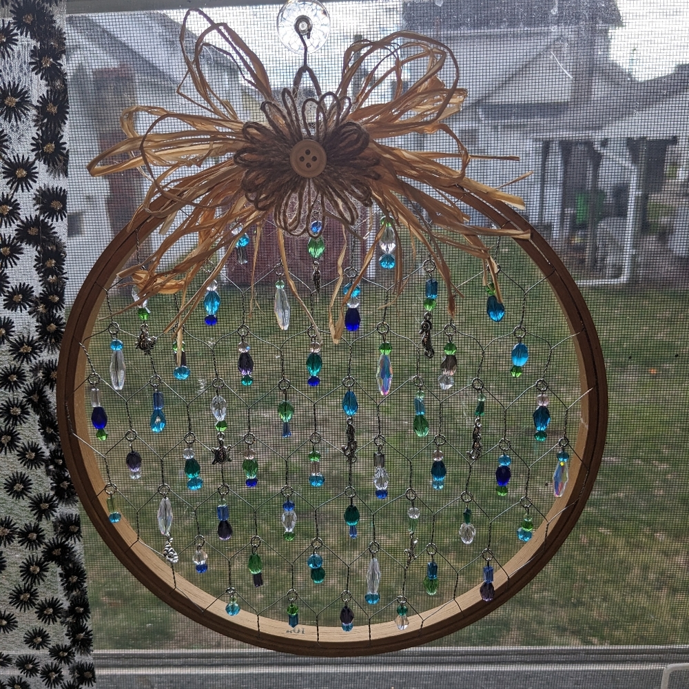 Glass suncatcher